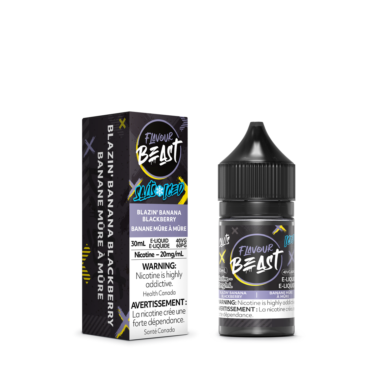Flavour Beast E-juice 30ml 20mg Blazin' Banana Blackberry