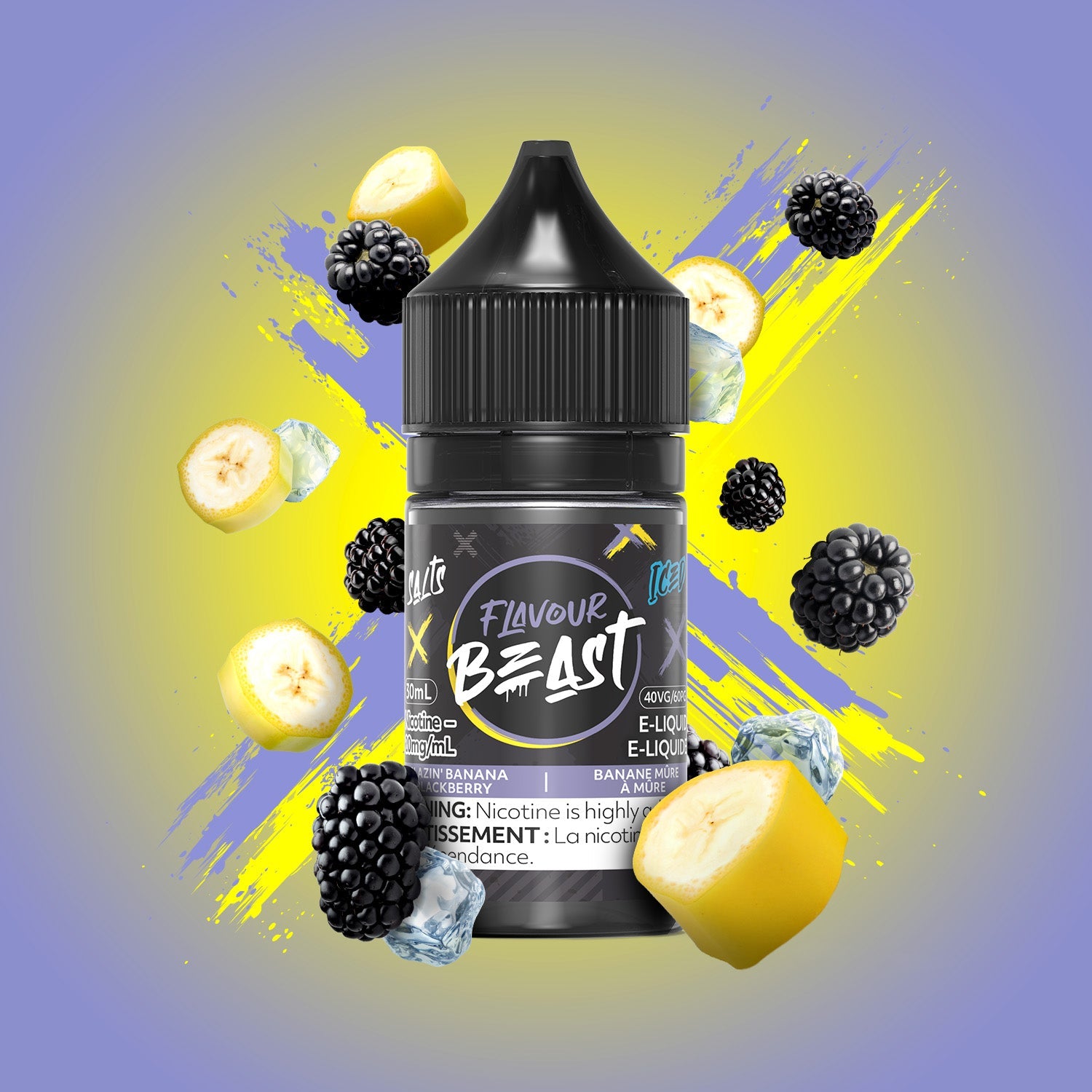 Flavour Beast E-juice 30ml 20mg Blazin Banana Blackerry