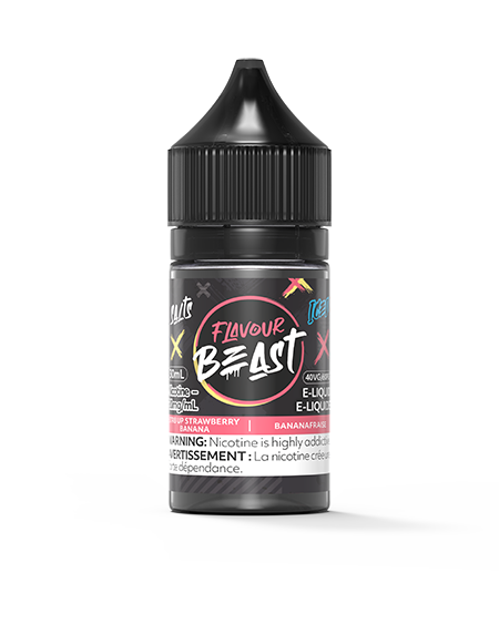 Flavour Beast E-juice  60ml 20mg  Str8 Up Strawberry Banana