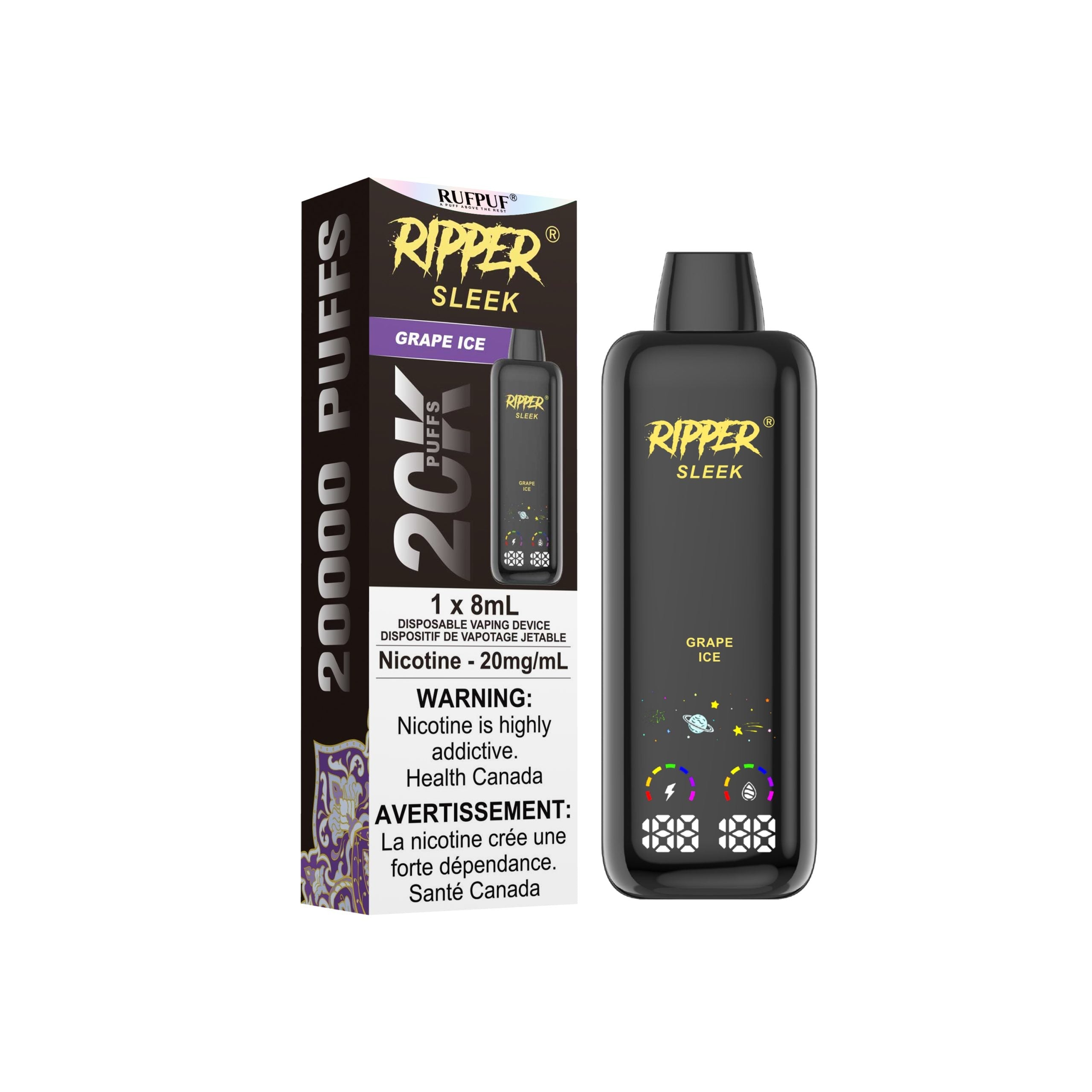 Ripper Sleek Grape Ice 20k