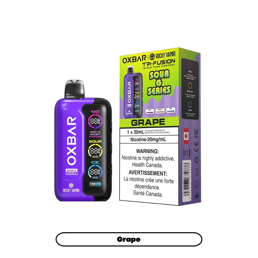 Oxbar Tri-Fusion Grape 60k