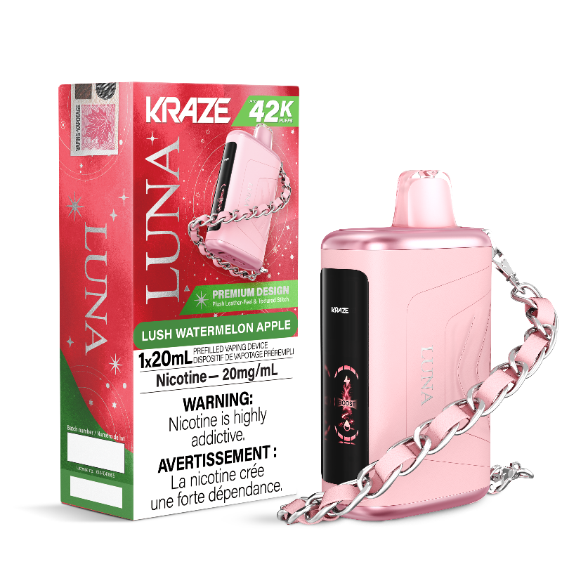 Kraze Luna Dispo 42k Lush Watermelon Apple
