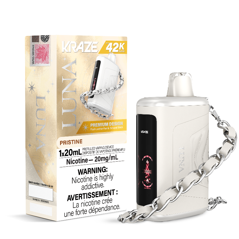 Kraze Luna Dispo 42k Pristine Pina Colada Ice
