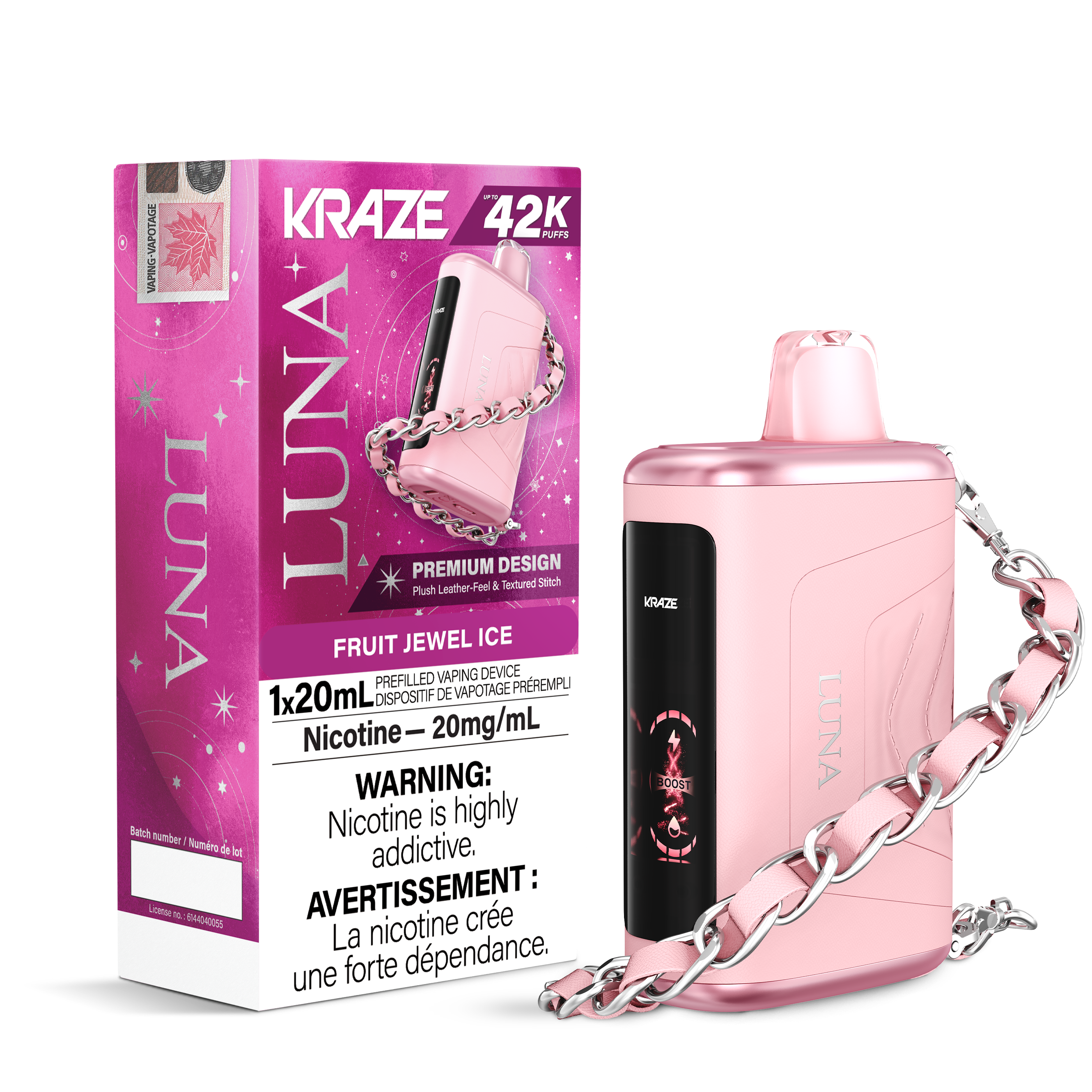 Kraze Luna Dispo 42k Fruit Jewel Ice