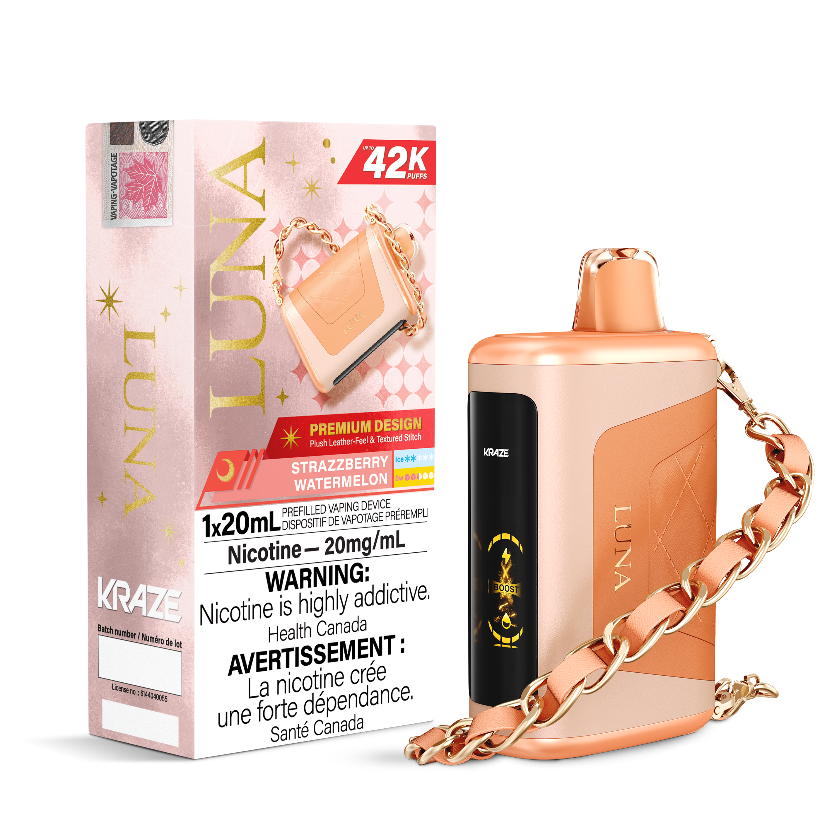 Kraze Luna Dispo 42k Strazzberry Watermelon