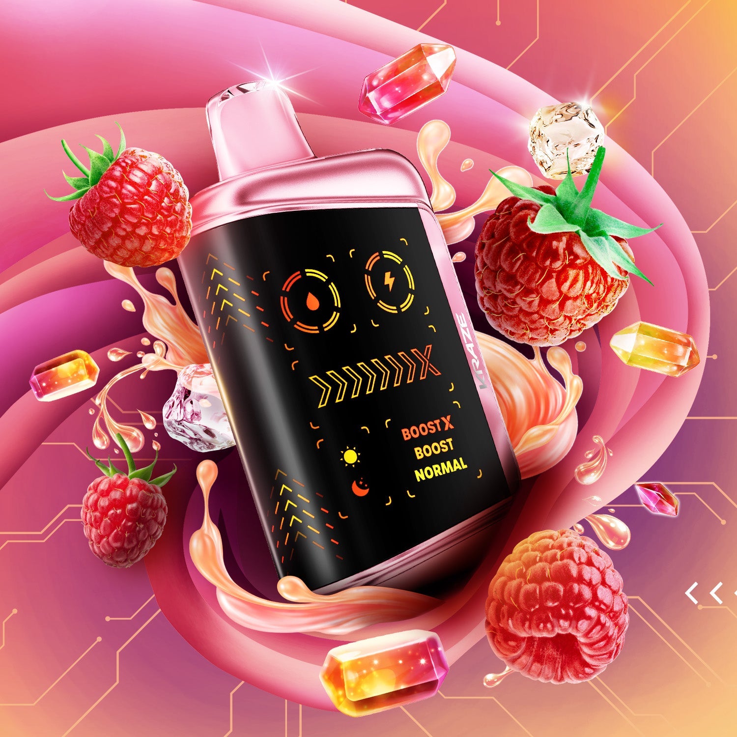 Kraze Mega X 48k Norwegian Berry G Ice