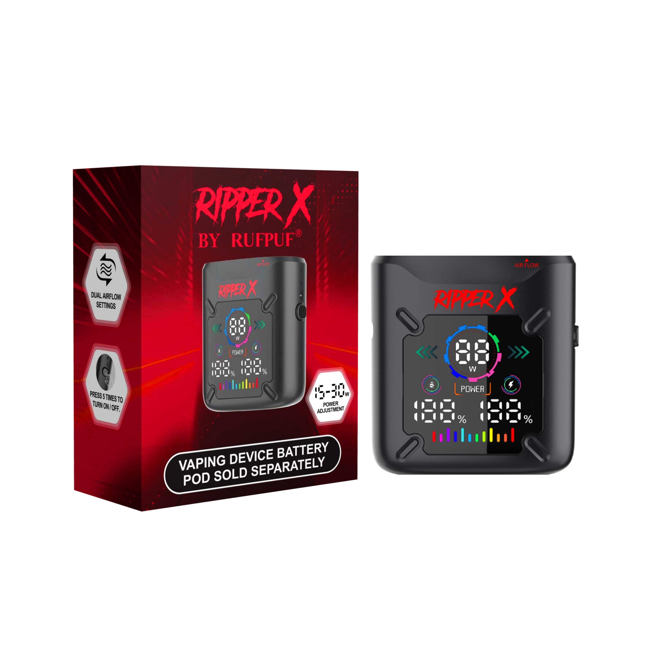 Ripper X Battery Black