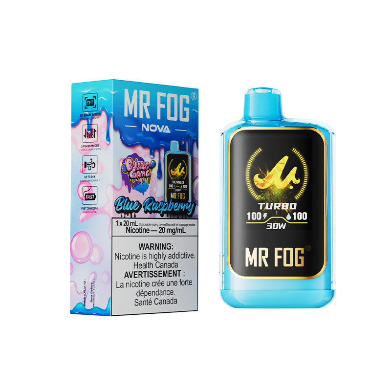 Mr Fog Bubble Gang Blue Raspberry