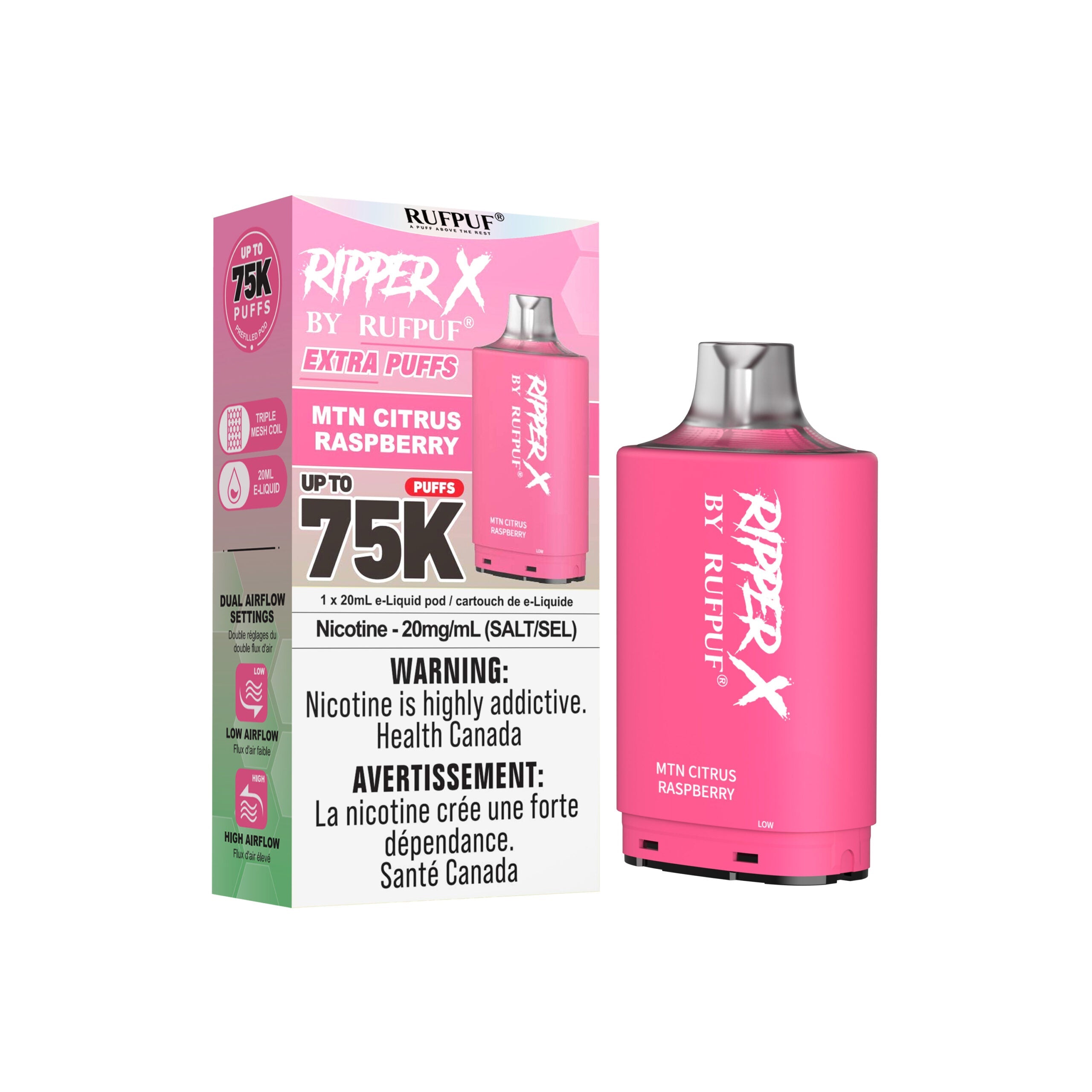 Ripper X Mtn Citrus Raspberry 75k