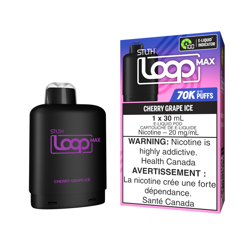Stlth Loop Max Cherry Grape Ice 70k