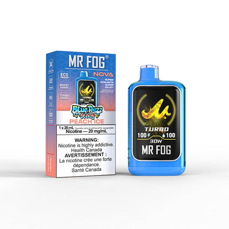 Mr Fog Blue Razz Steezy Peach Ice