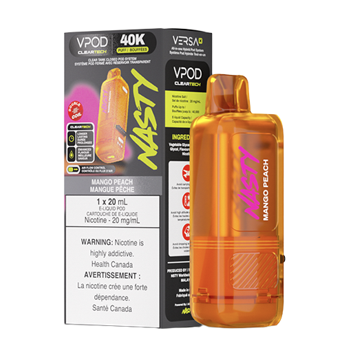 Versa X 20ml VPOD by Nasty Mango Peach