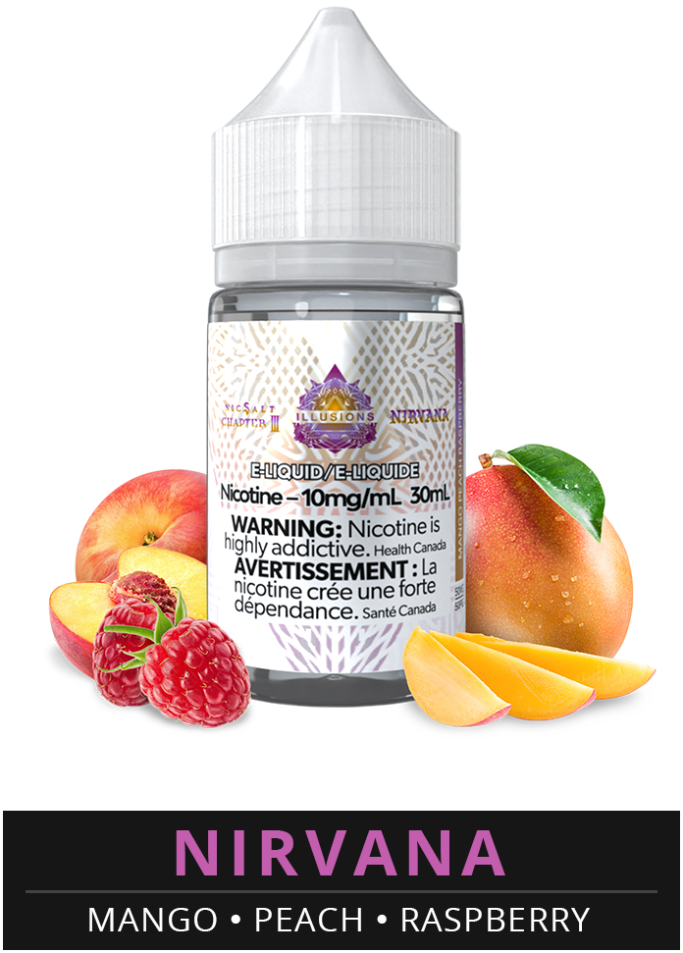Illusions Nirvana (Mango Peach Raspberry) 30ml