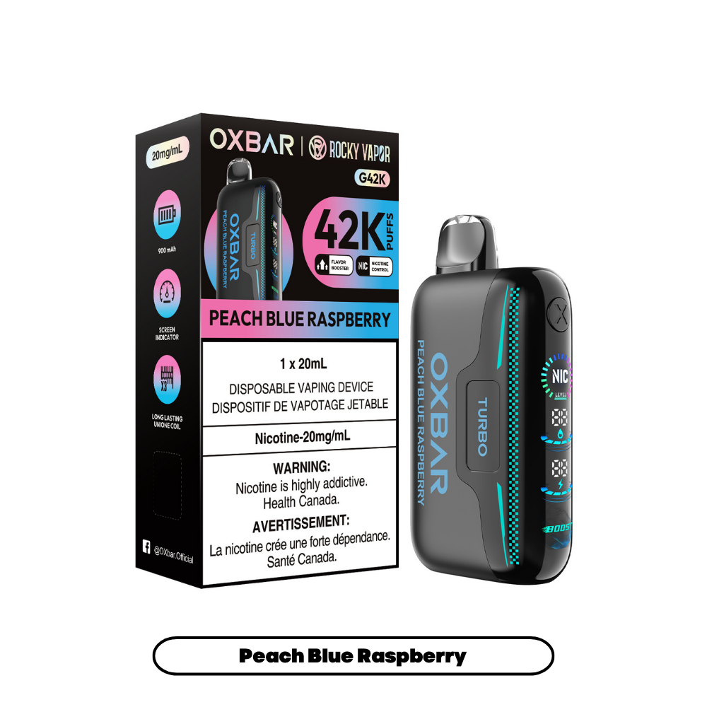 Oxbar Peach Blueberry Raspberry 42k