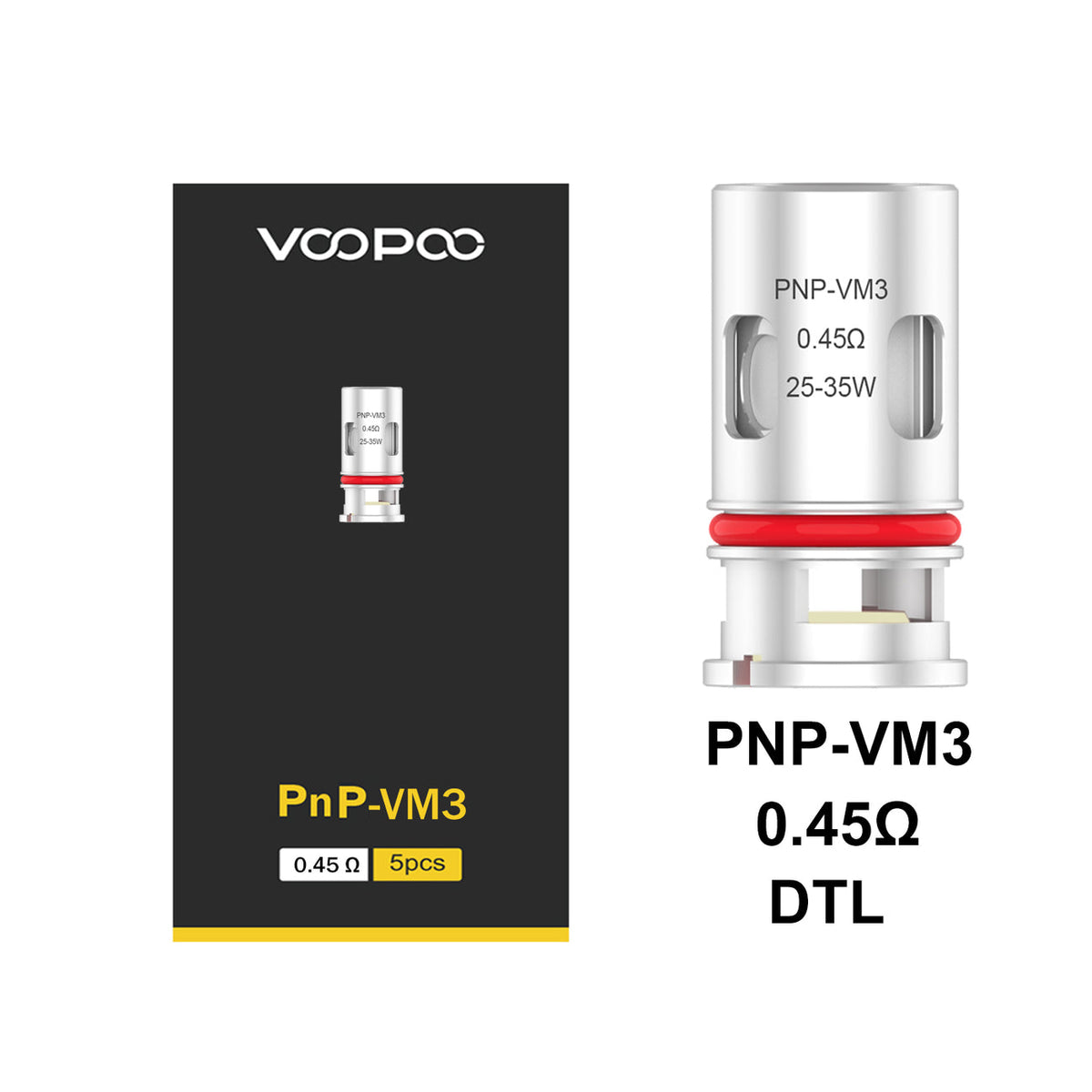 Voopoo Coil PnP VM3 0.45 5pk