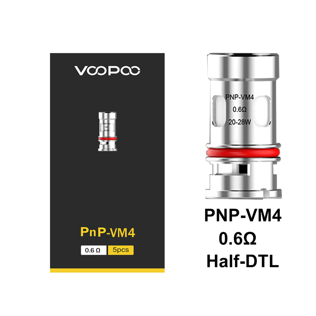 Voopoo Coil PnP-VM4 0.6 5pk