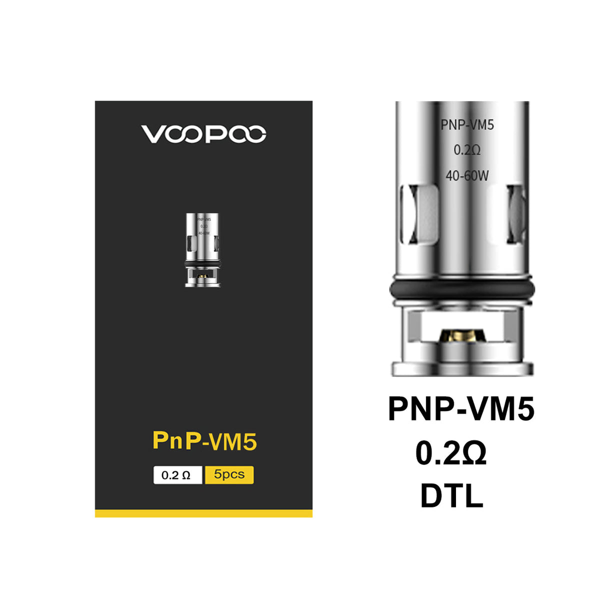 Voopoo Coil PnP-VM5 0.2 5pk