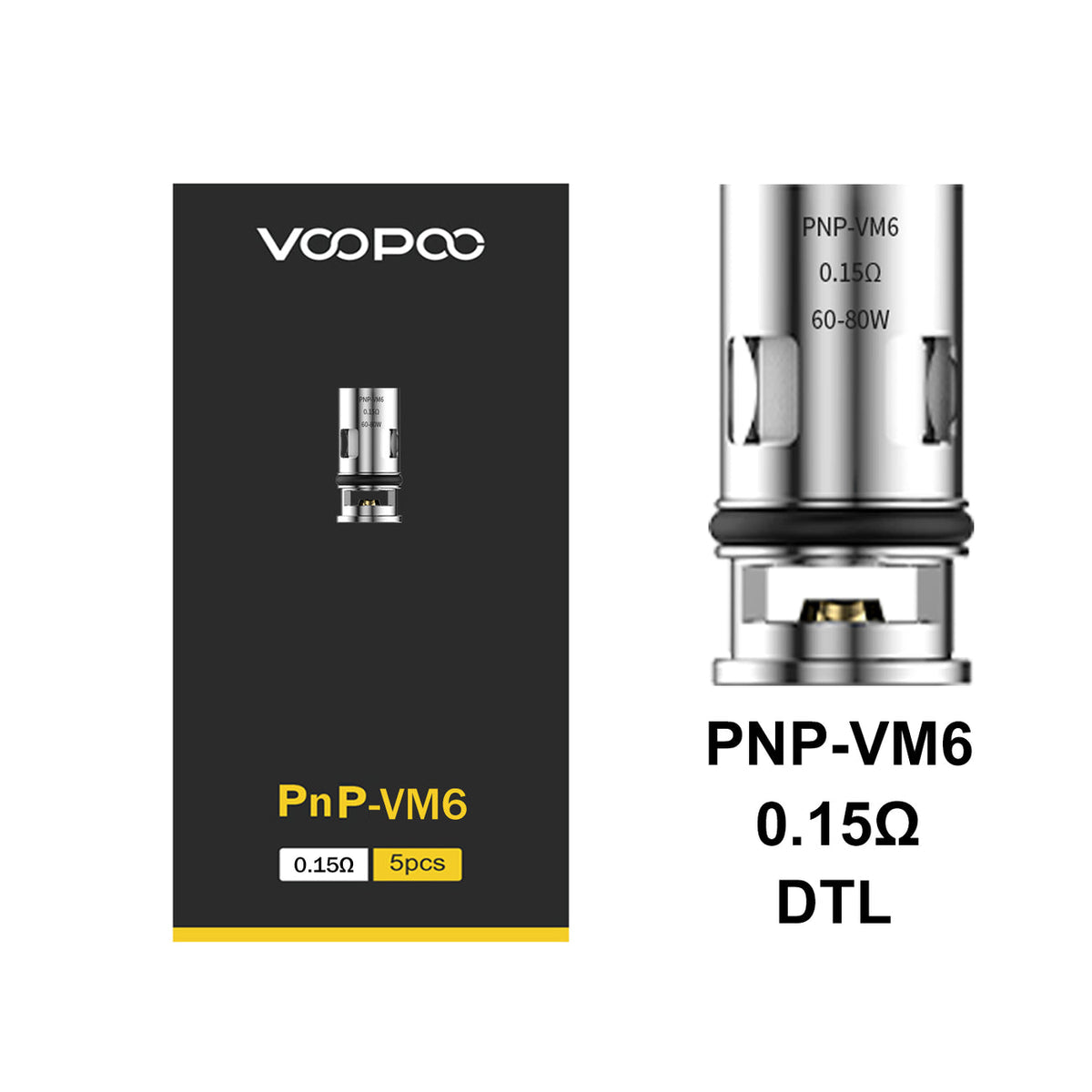 Voopoo Coil PnP-VM6 0.15 5pk