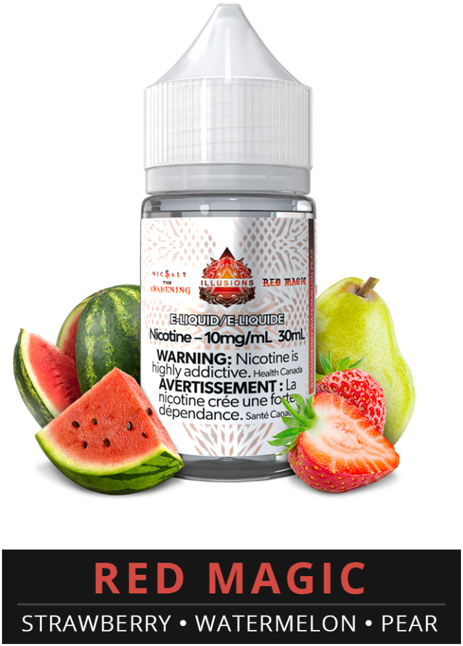 Illusions Red Magic (Strawberry Watermelon Pear) 30ml