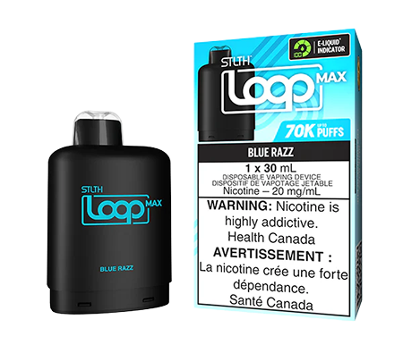 Stlth Loop Max Blue Razz 70k