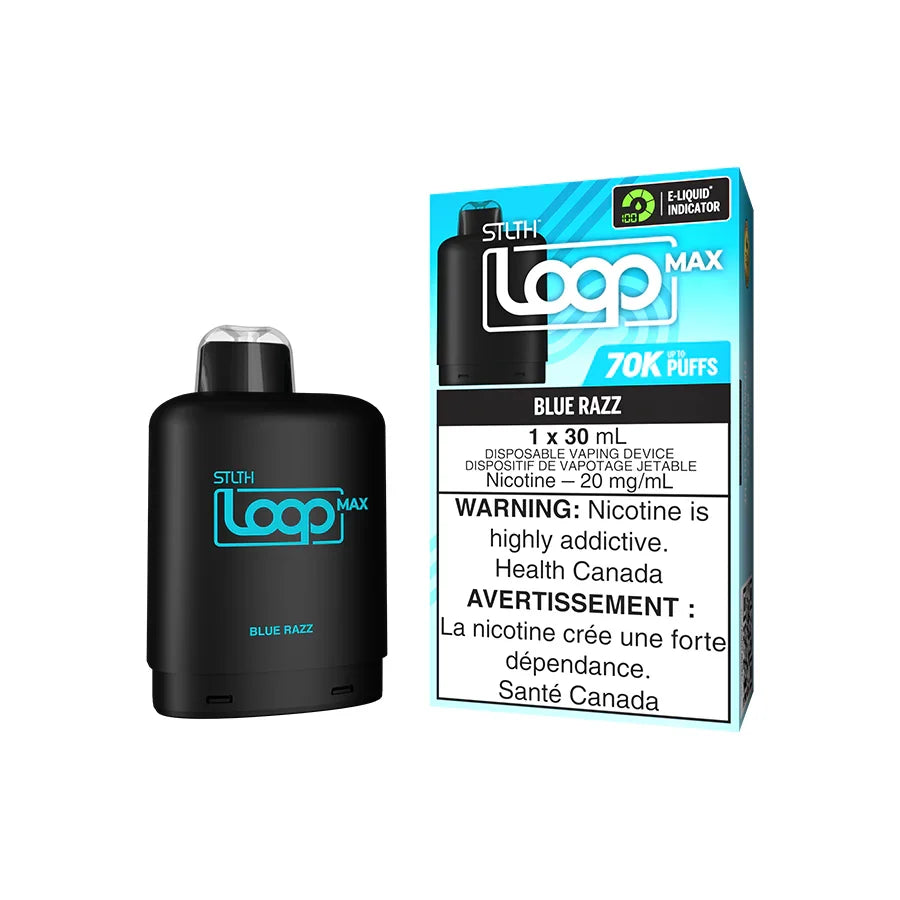 Stlth Loop Max Blue Razz 70k