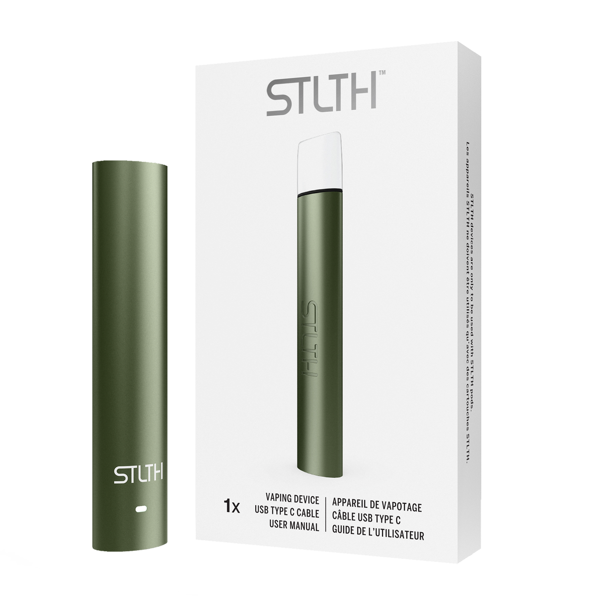 STLTH Anodized Type-C Device Green