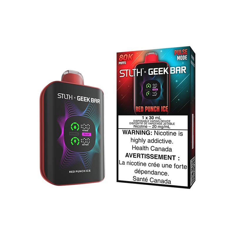 Stlth Geekl Bar Red Phnch Ice 80k