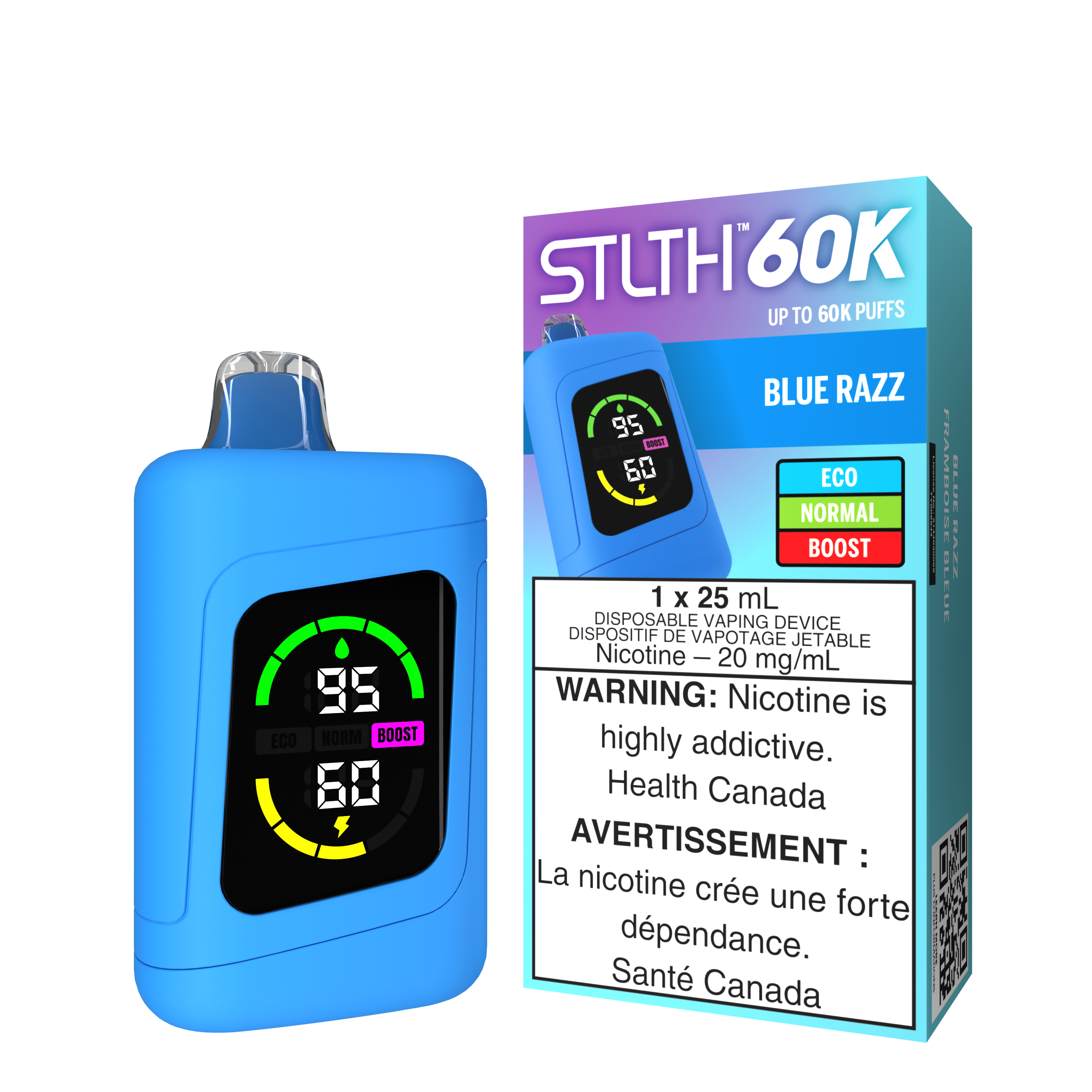 Stlth Blue Razz 60k