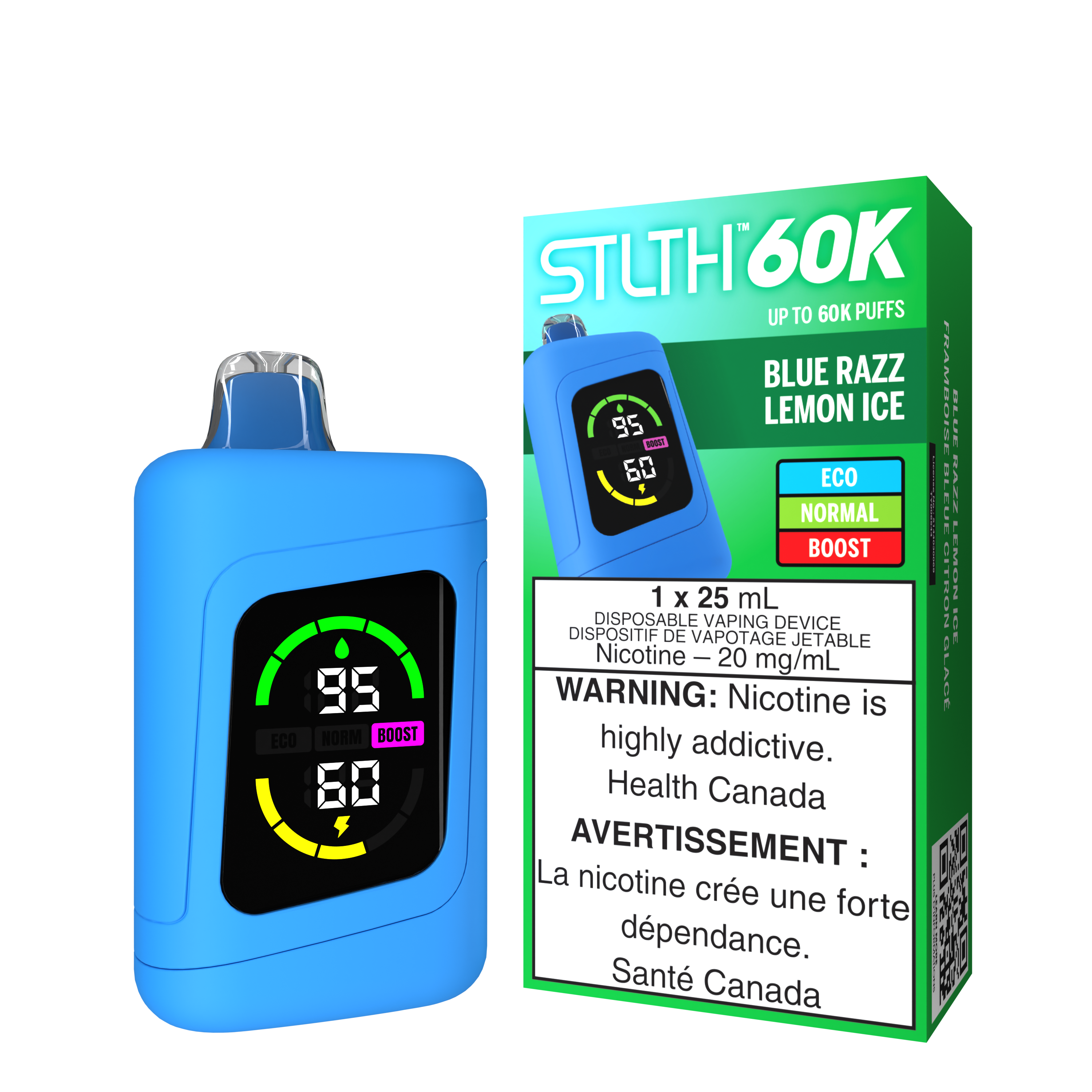 Stlth Blue Razz Lemon Ice 60k
