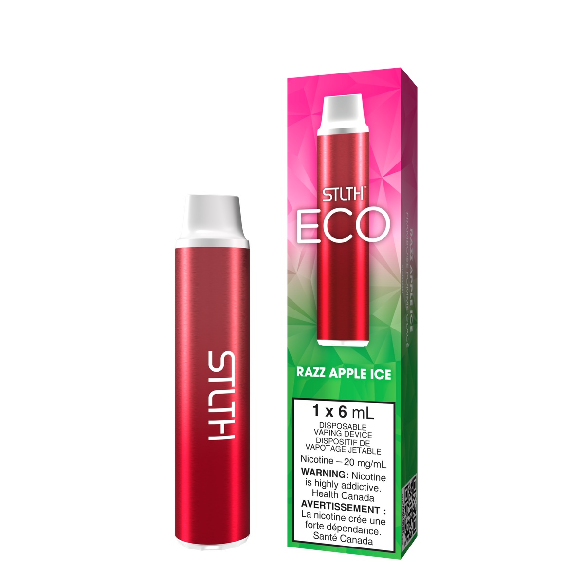Stlth ECO 6ml Razz Apple Ice