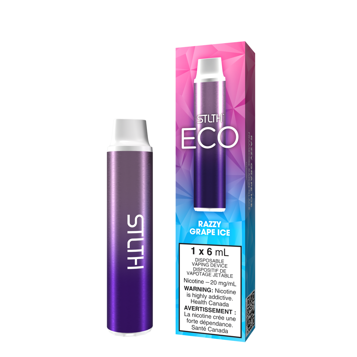 Stlth ECO 6ml Razzy Grape Ice