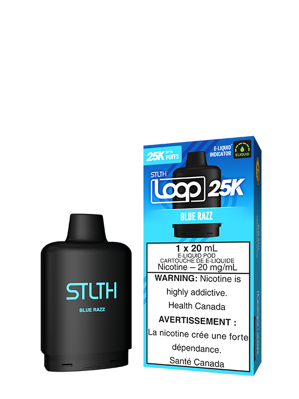 Stlth Loop Blue Razz 25k