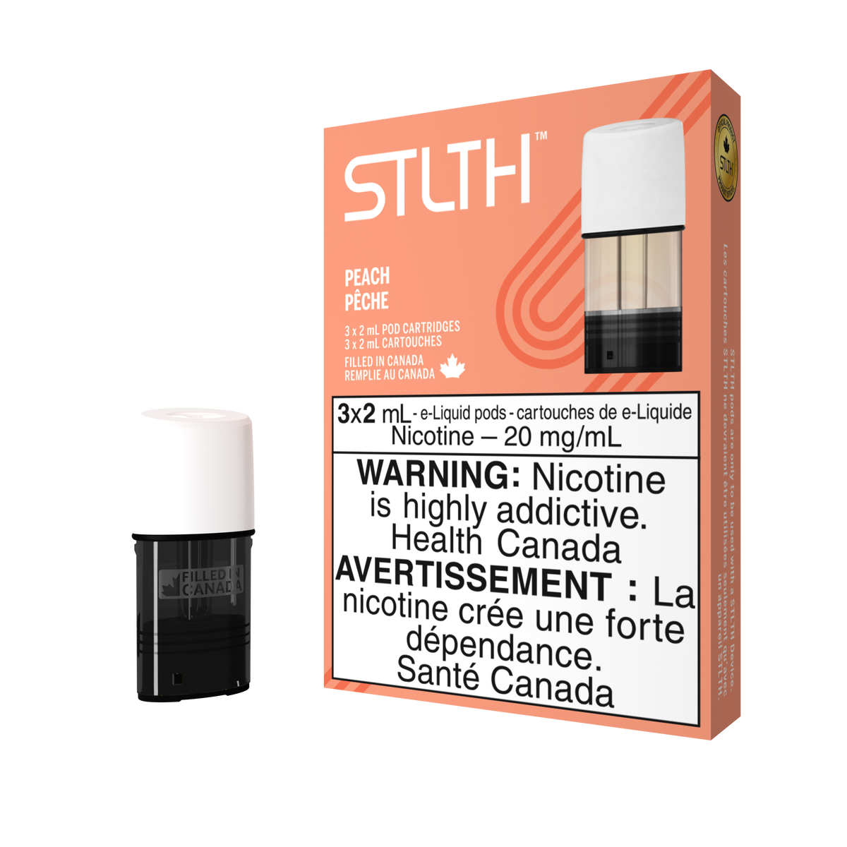 STLTH Pods 3 Pack Peach