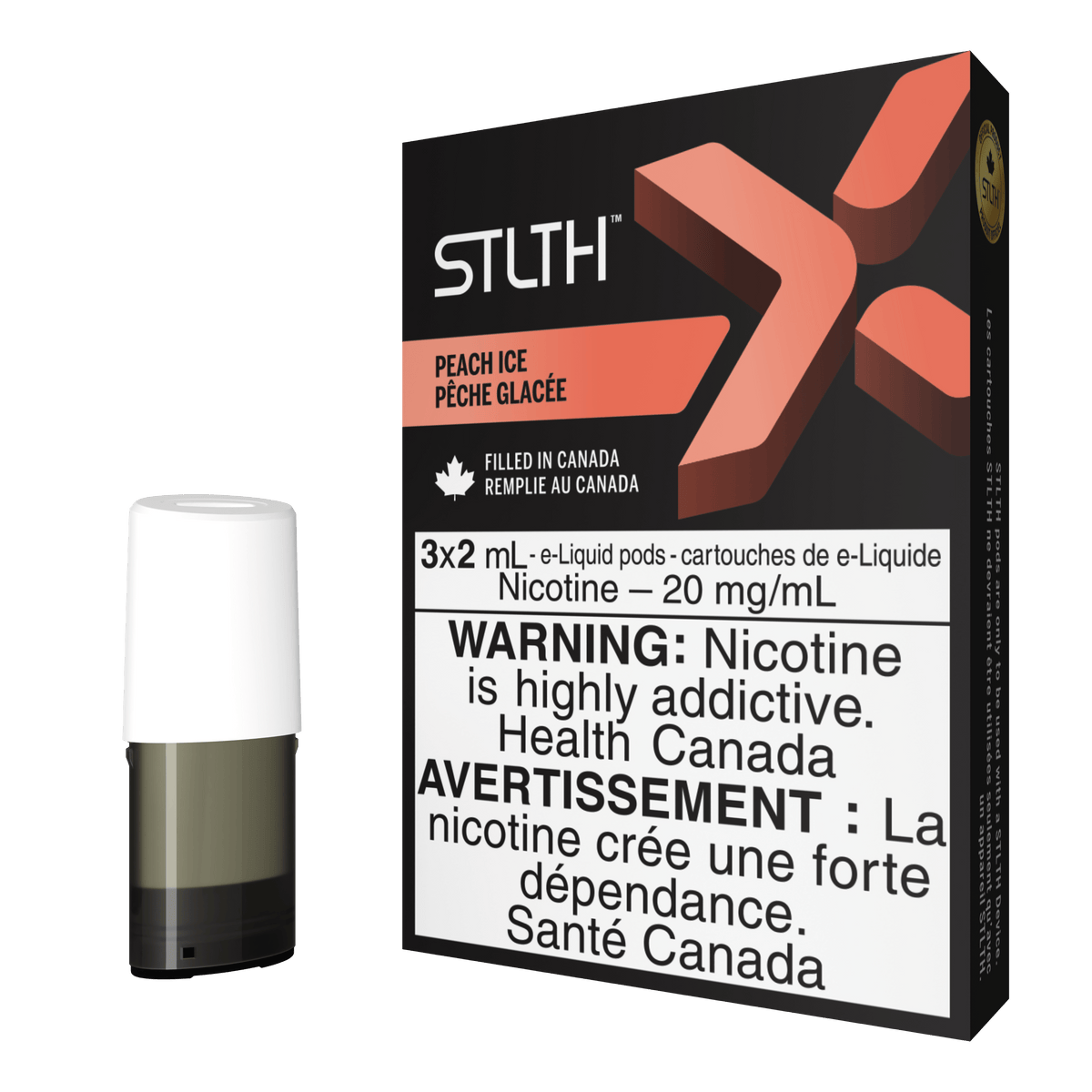 STLTH X Pods 3 Pack Peach Ice