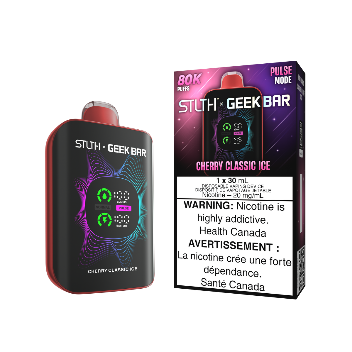 STLTH x Geek Bar 80k Cherry Classic Ice