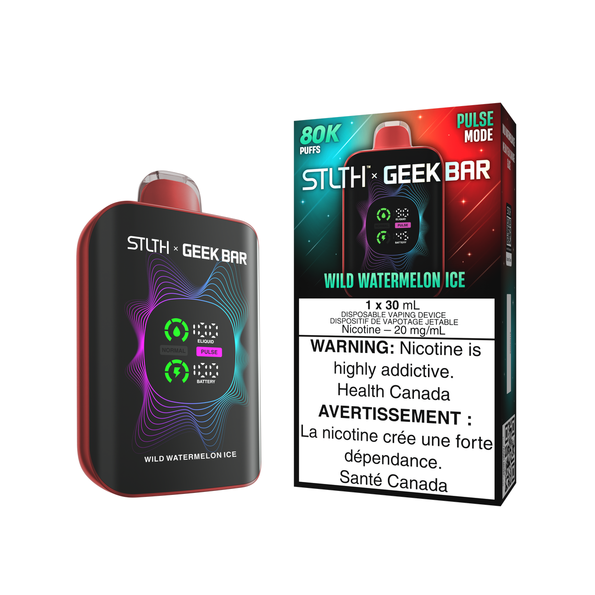 Stlth Wild Watermelon Ice 80k