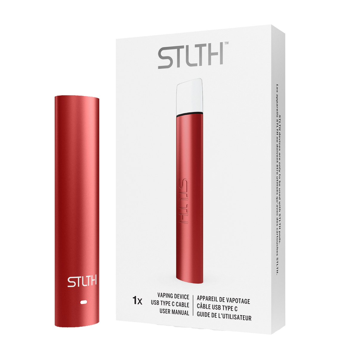 STLTH Anodized Type-C Device Red