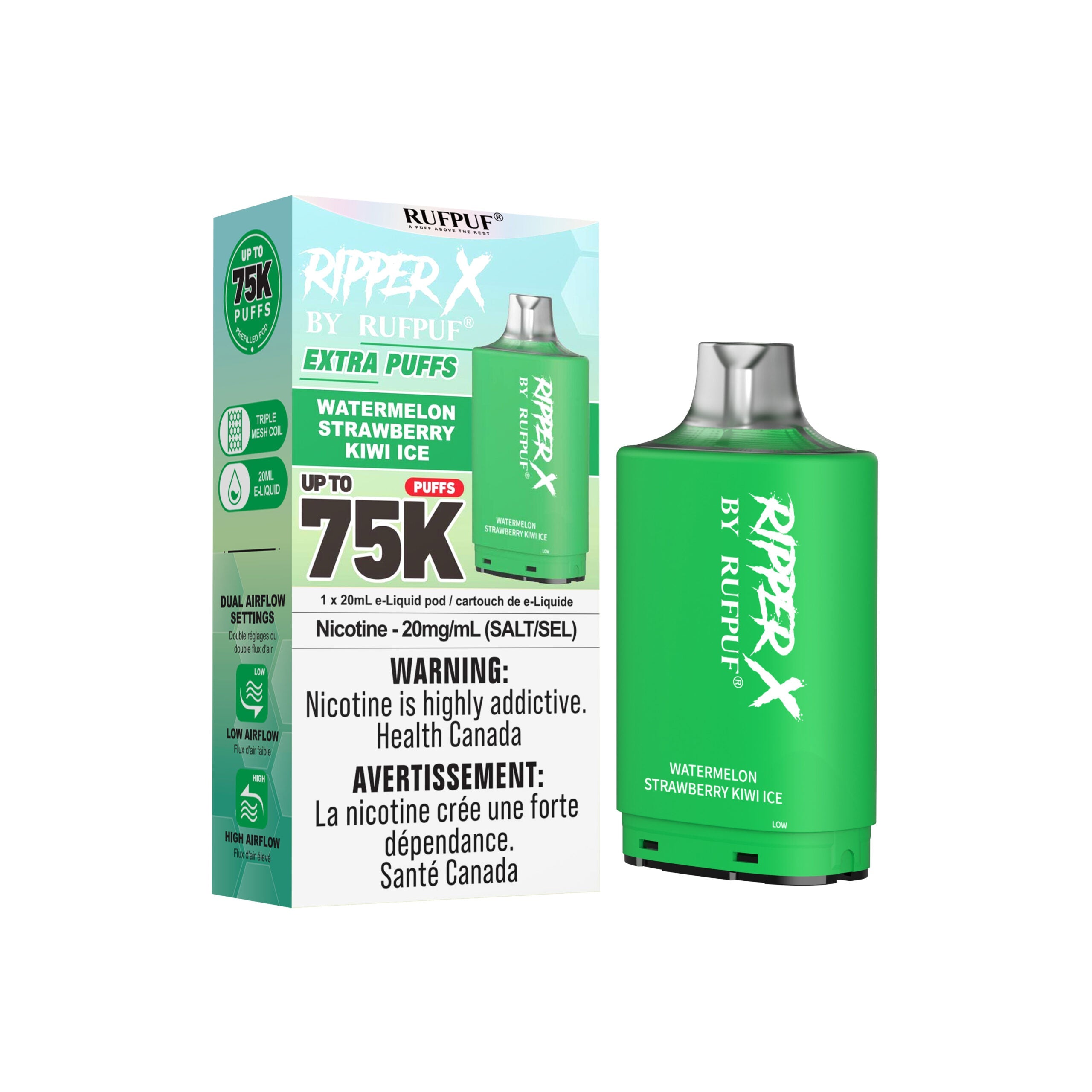 Ripper X Watermelon Kiwi Ice 75k