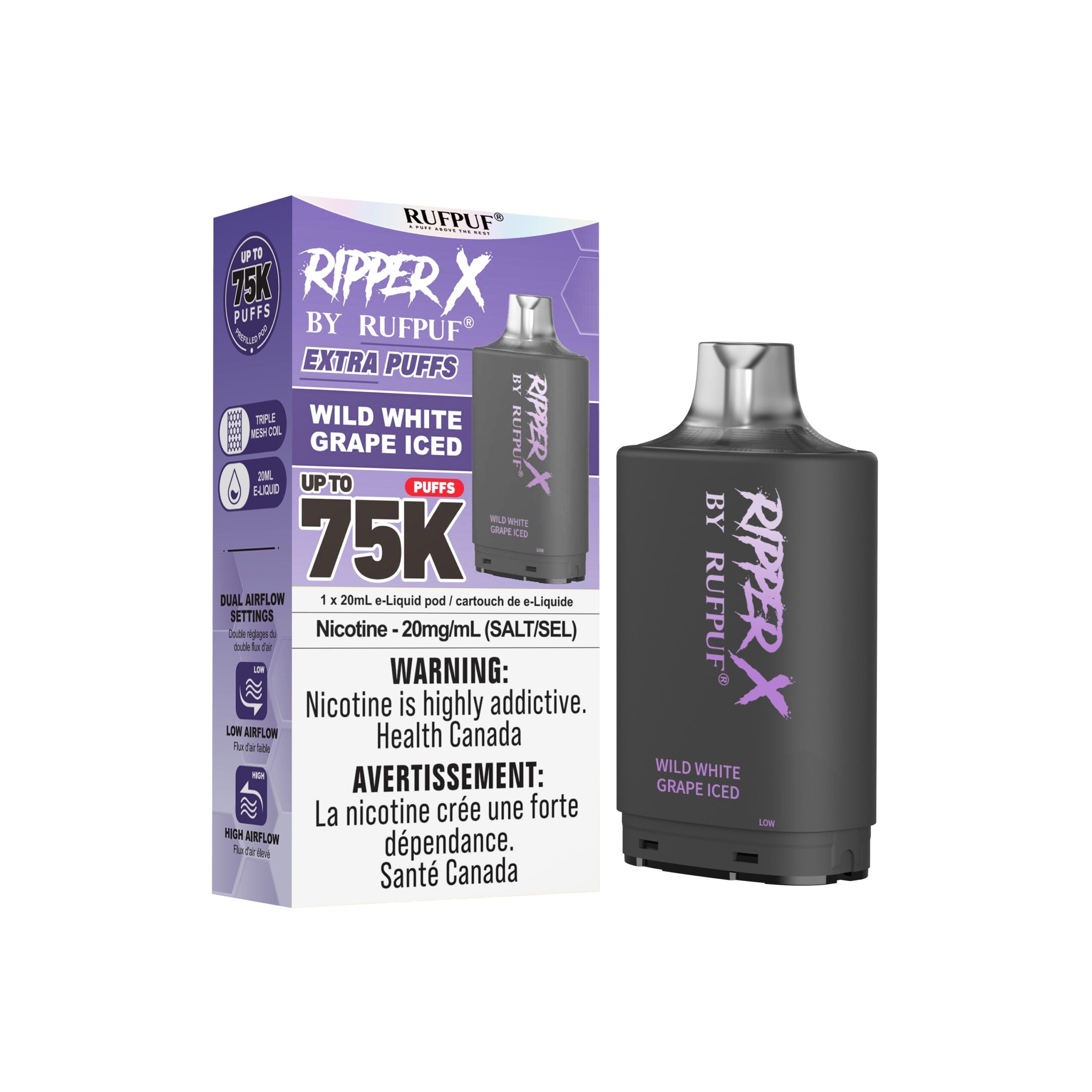 Ripper X Wild White Grape Iced 75k