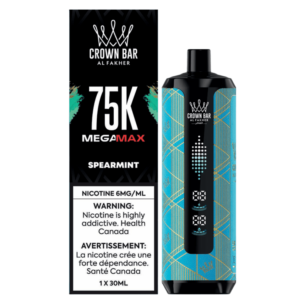 Crown Bar Mega Max 75k. Spearmint