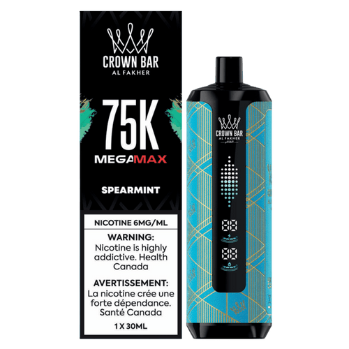 Crown Bar Mega Max 75k. Spearmint