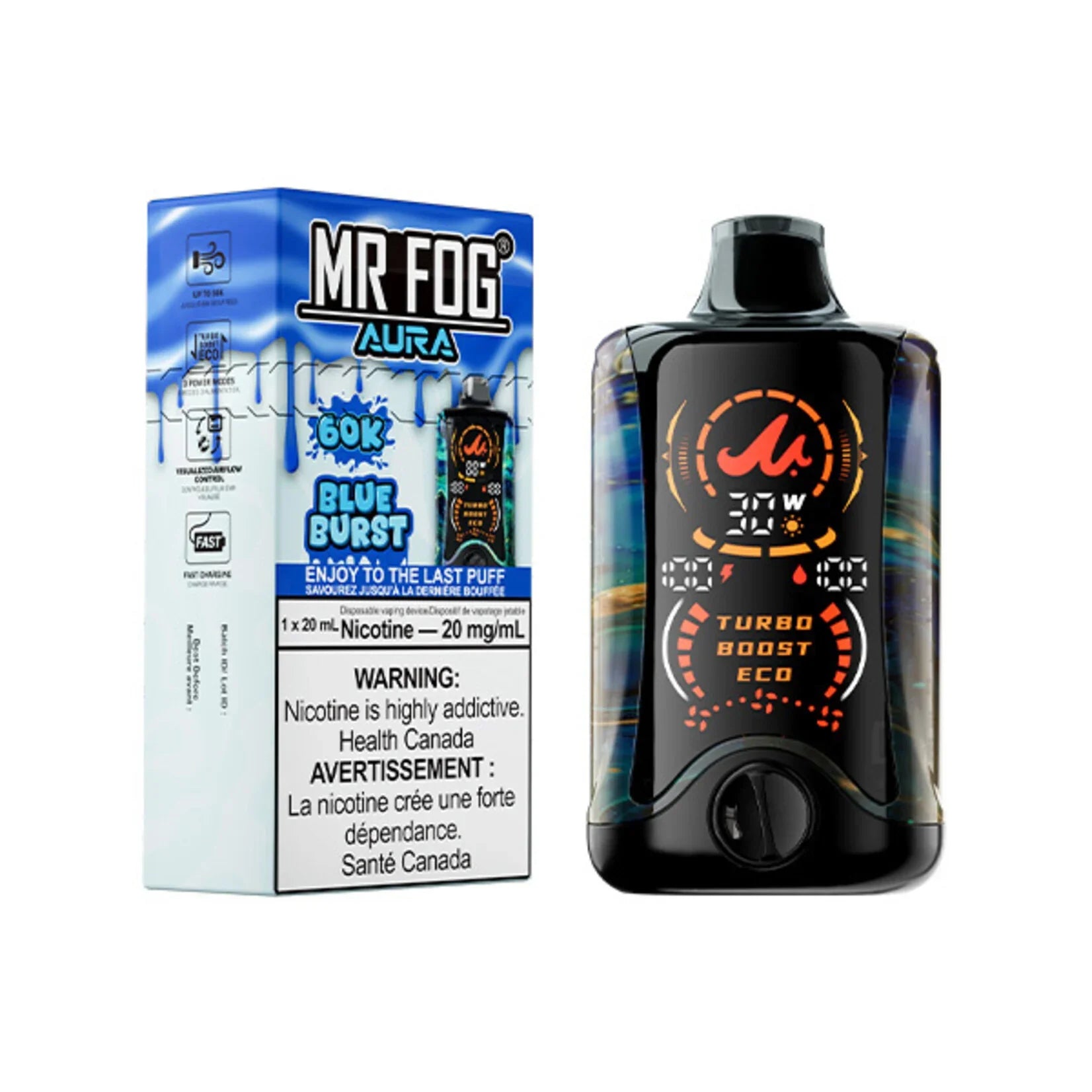 Mr Fog Aura Blue Rancher Blow Pop 60k