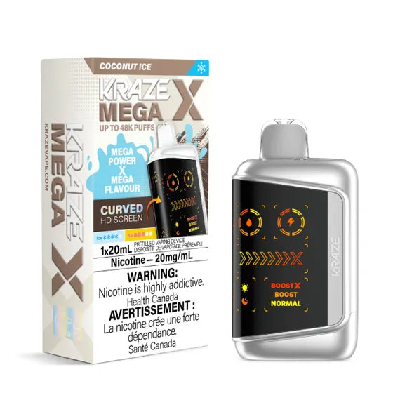 Kraze Mega X 48k Puffs Coconut Ice