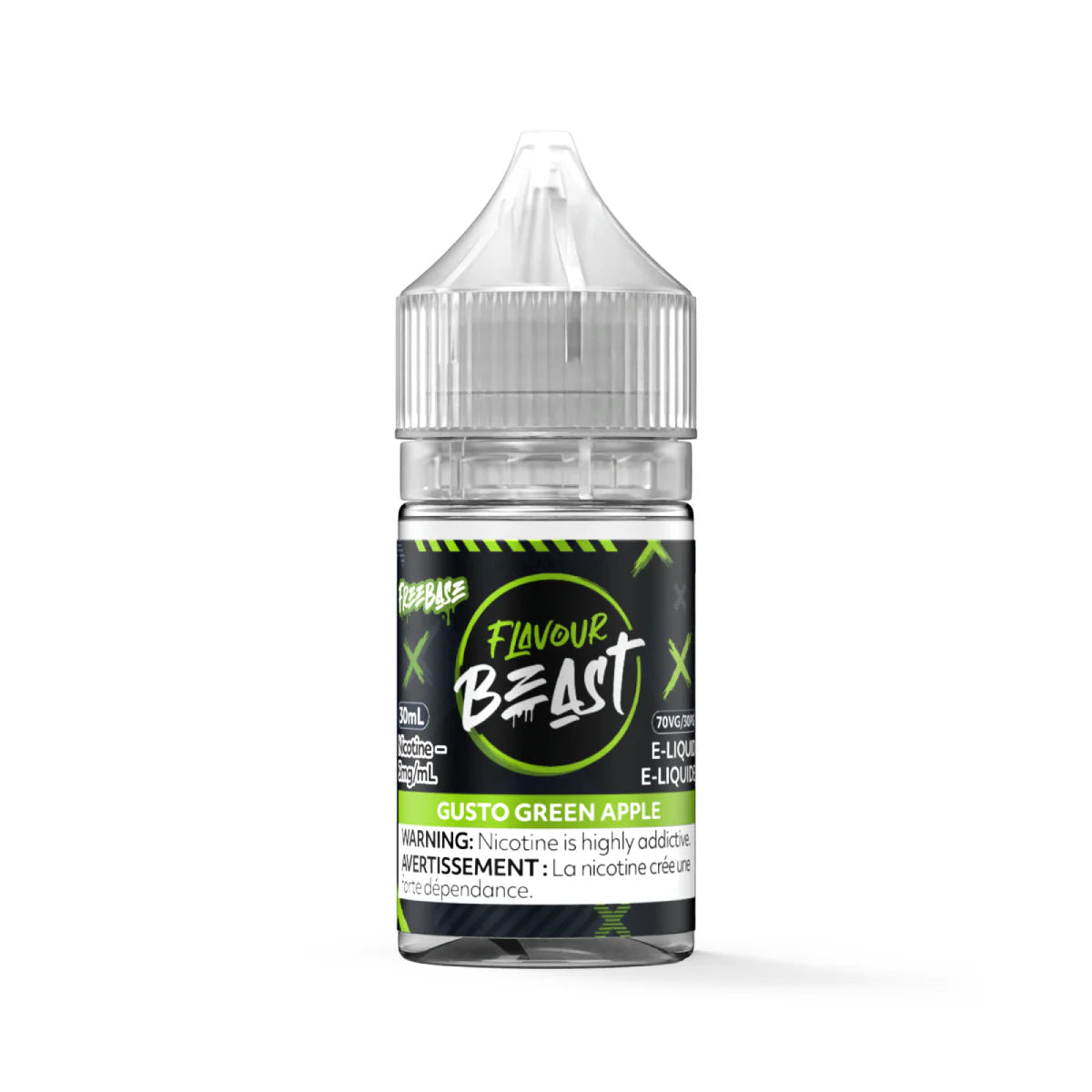 Flavour Beast E-juice 30ml 20mg Gusto Green Apple
