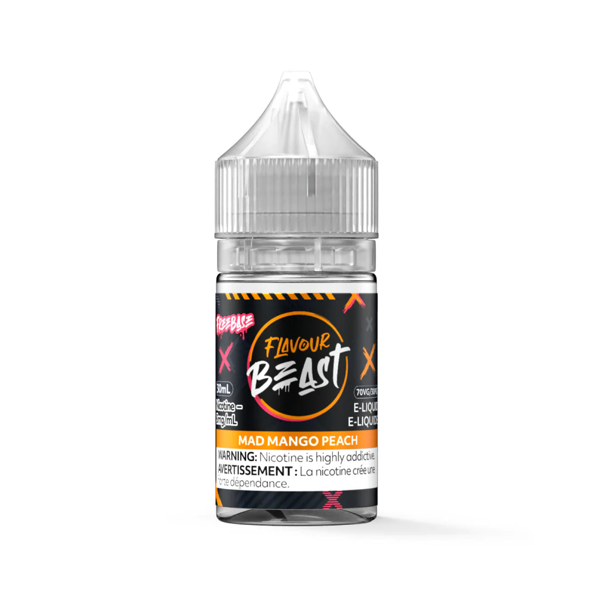 Flavour Beast E-juice 30ml 20mg Mad Mango Peach