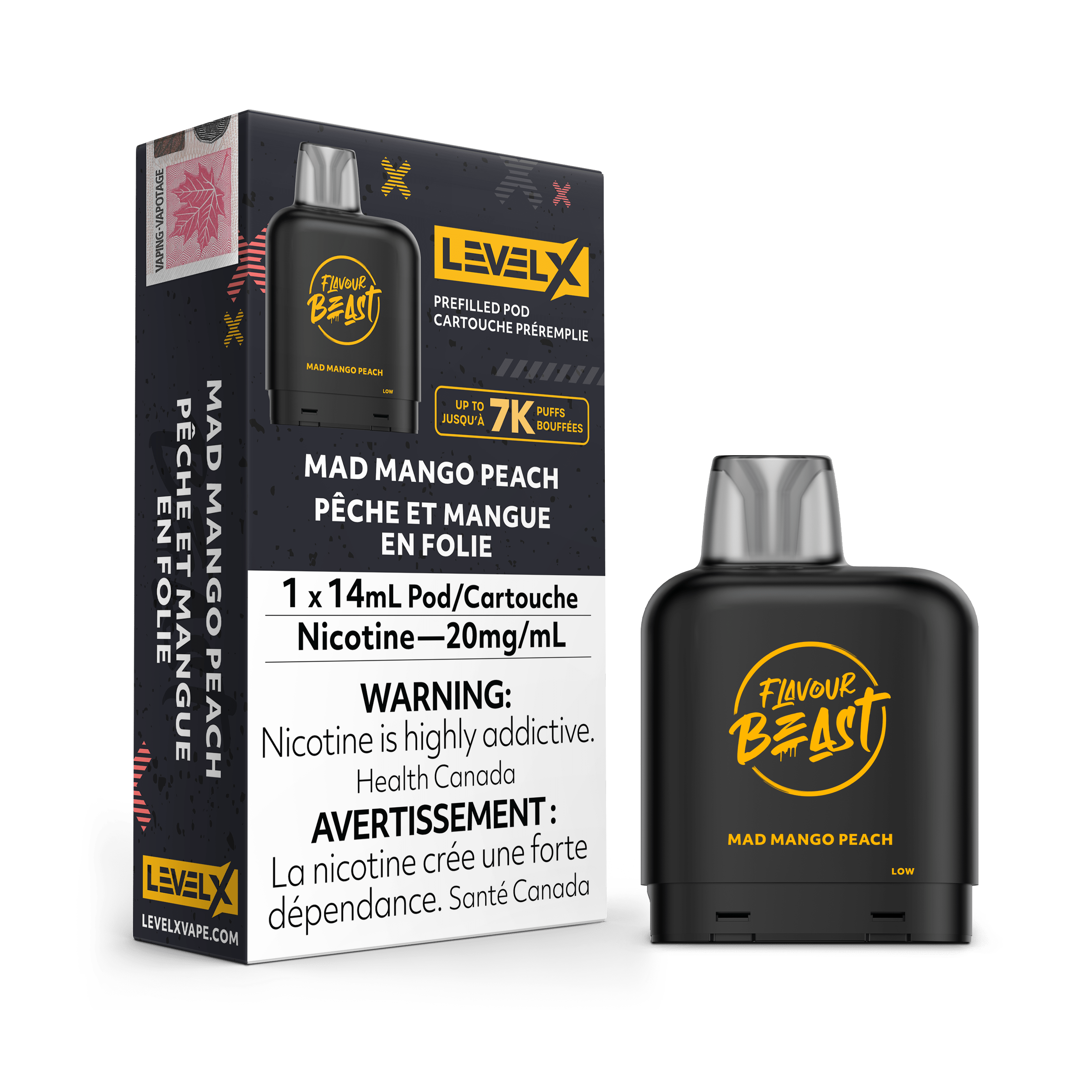 Flavour Beast Level X 50k Mad Mango Peach