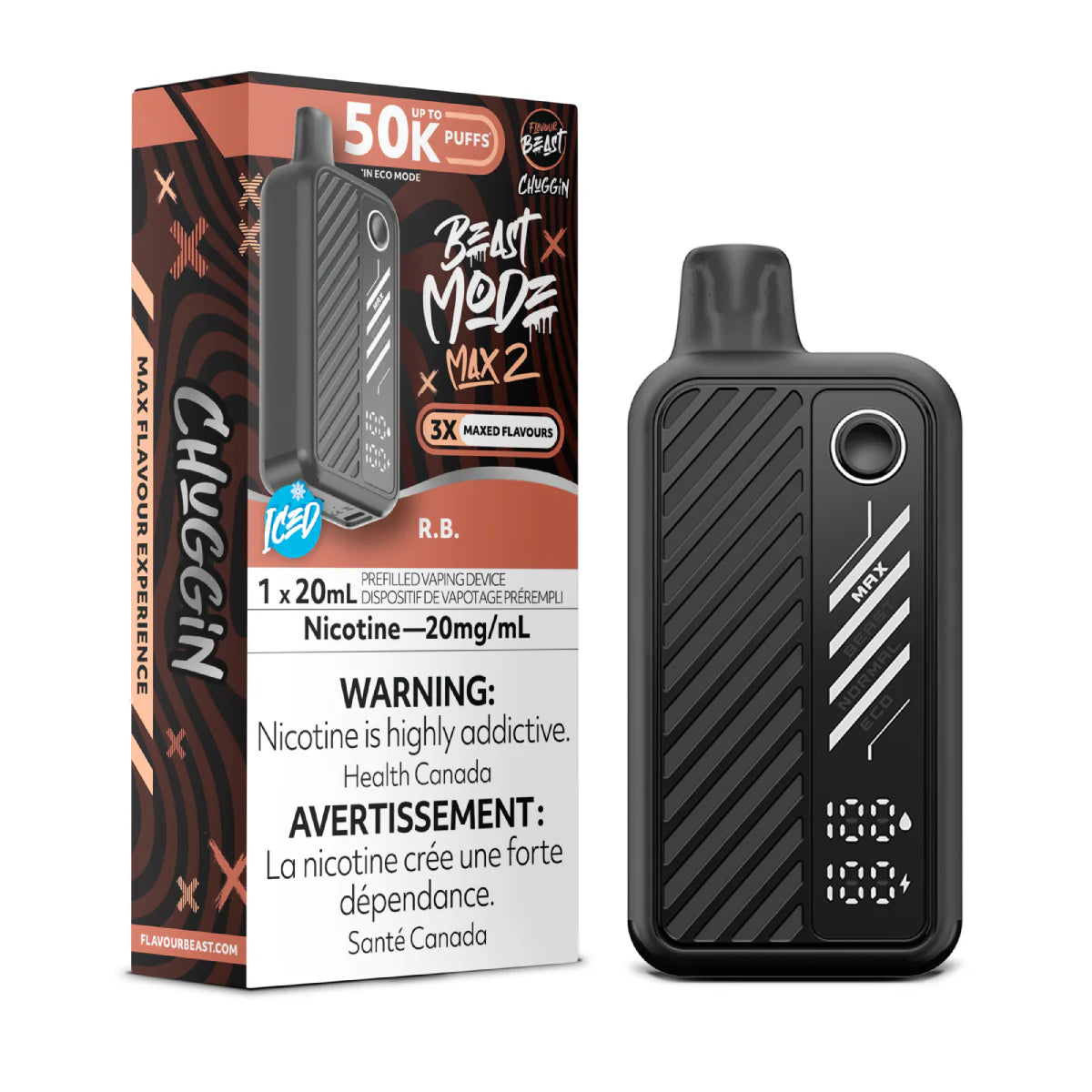 Flavour Beast Mode Max 2 50k  R.B. Iced