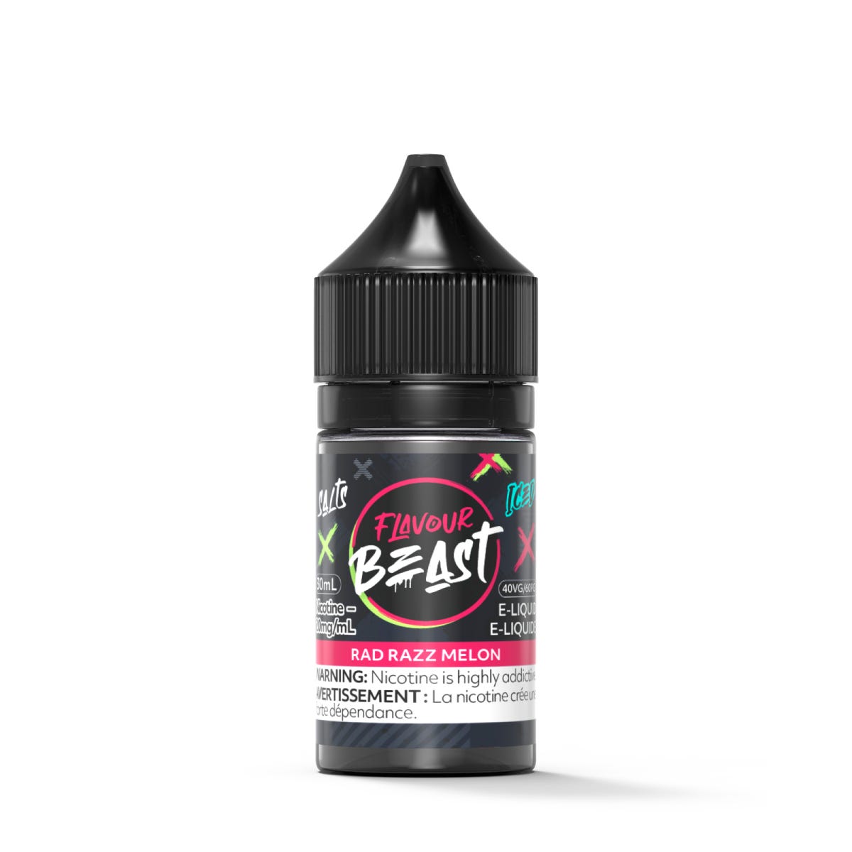 Flavour Beast E-juice 30ml 20mg Rad Razz Melon