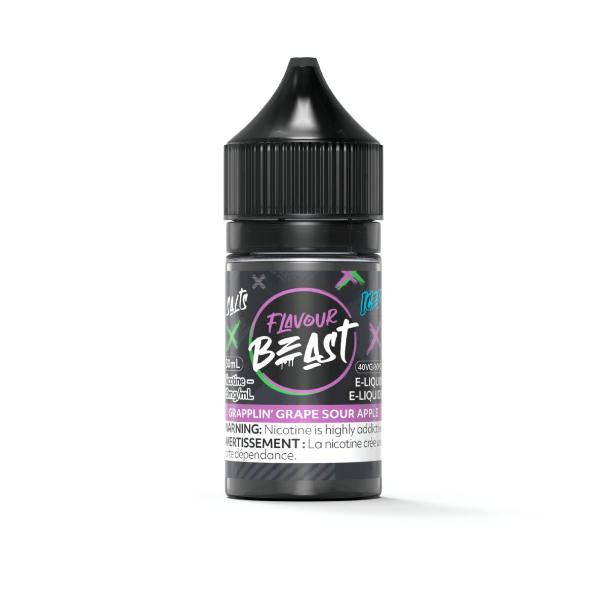 Flavour Beast E-juice 30ml 20mg Grapplin' Grape Sour Apple