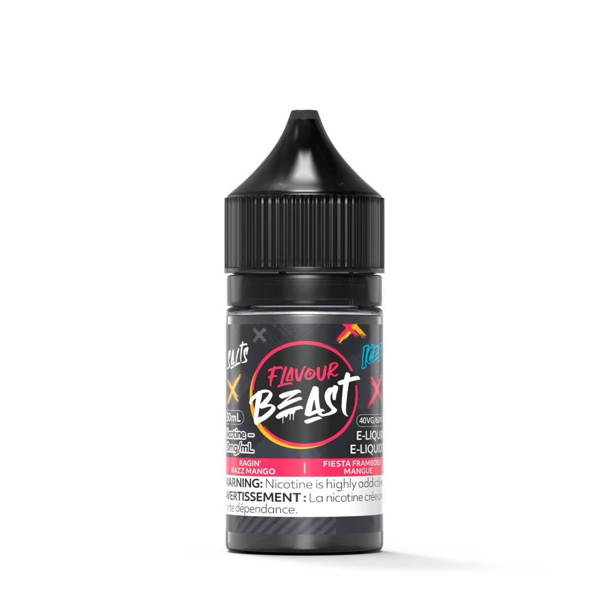Flavour Beast E-juice 30ml 20mg Ragin' Razz Mango